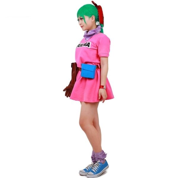 bulma cosplay costume dress side