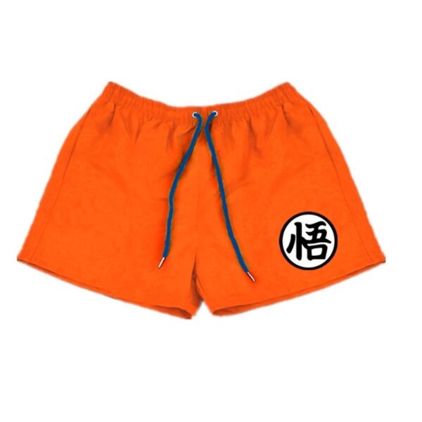 dragon ball z goku orange shorts