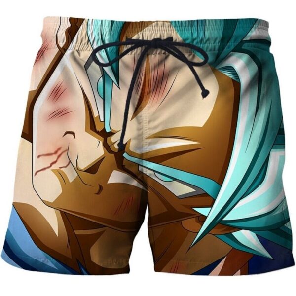 dragon ball z goku super saiyan blue fury shorts