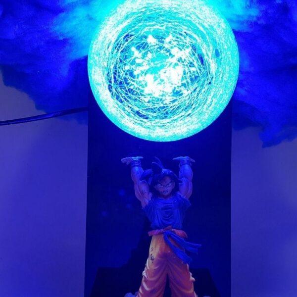 goku blue genkidama cloud diy 3d lamp zoom