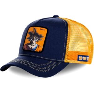 goku orange trucker hat cap