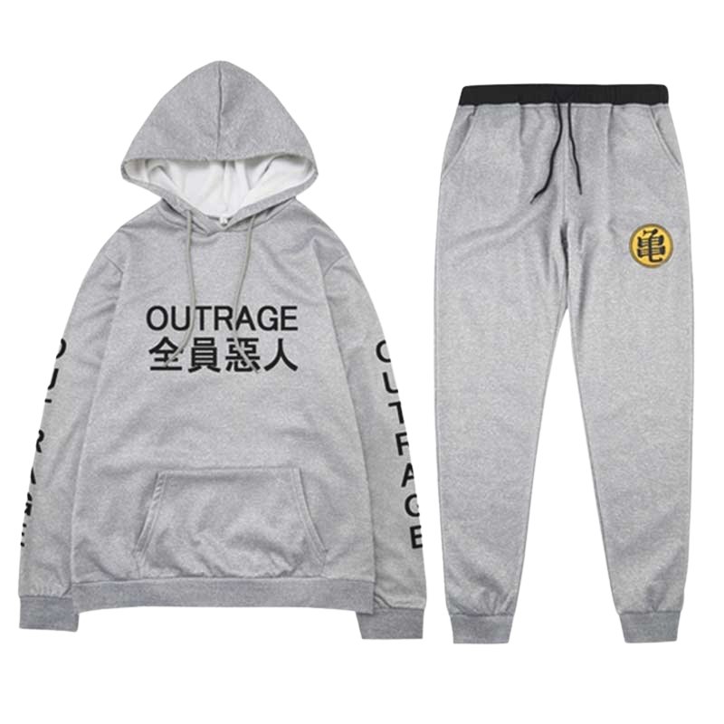 Goku Outrage Streetwear Tracksuit Set • SuperSaiyanShop
