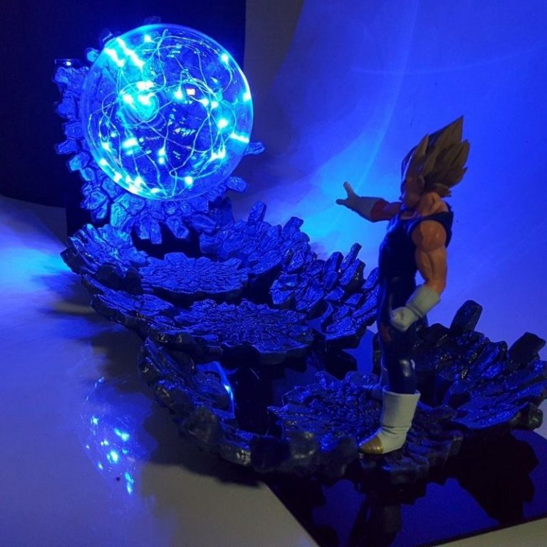 Majin Vegeta Final Impact DIY 3D Lamp • SuperSaiyanShop