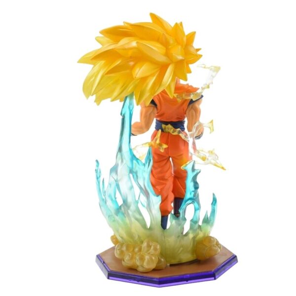 son goku super saiyan 3 ssj3 collectible figure back