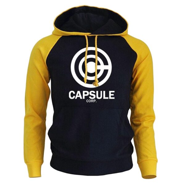 capsule corp yellow hoodie