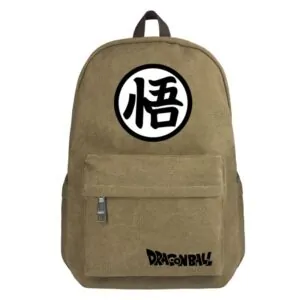 dragon ball goku kanji symbol kaki backpack