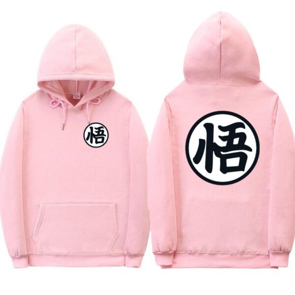 dragon ball z original pink hoodie
