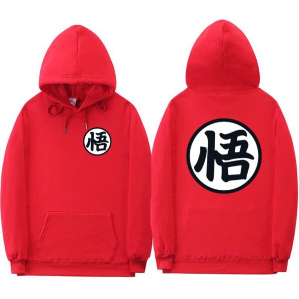 dragon ball z original red hoodie