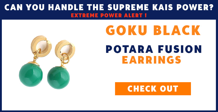 Goku Black Potara Fusion Earrings • SuperSaiyanShop