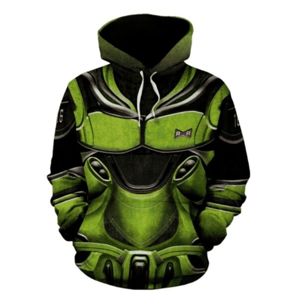 android 16 armor suit replica cosplay hoodie