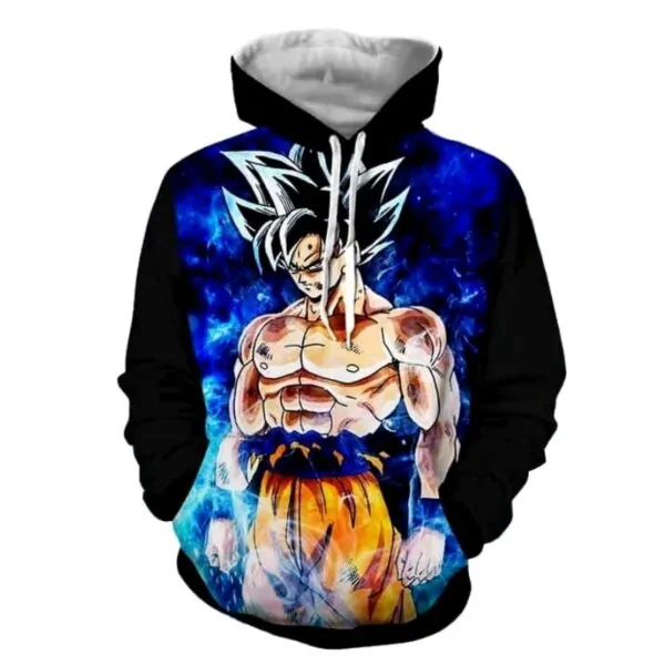 dragon ball super goku ultra instinct kaioken hoodie