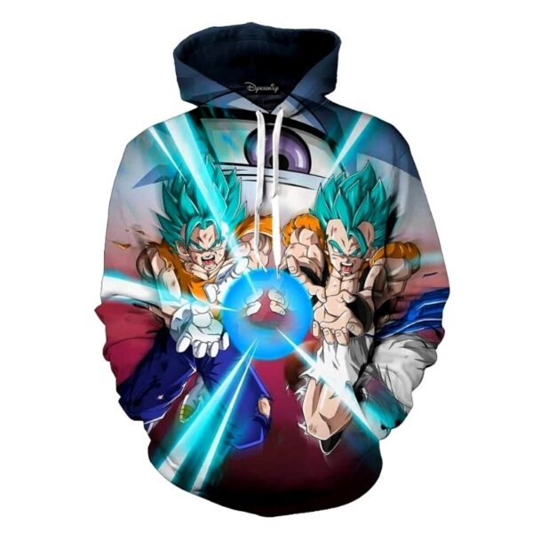 gogeta vegeto fusion kamehameha hoodie