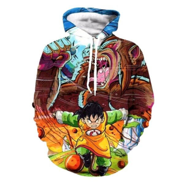 gohan great ape oldschool edition hoodie