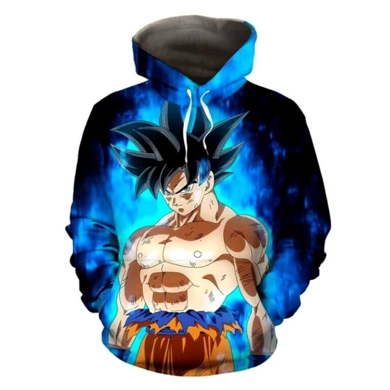 Goku Blue KaioKen Ultra Instinct Hoodie • SuperSaiyanShop