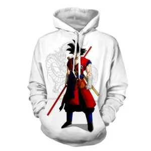 goku fighter attire shenron hoodie