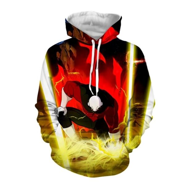 jiren the gray ground stamp technique hoodie