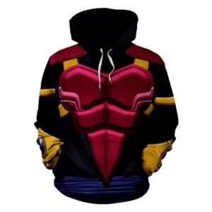 legendary armor suit of saiyan byo hoodie