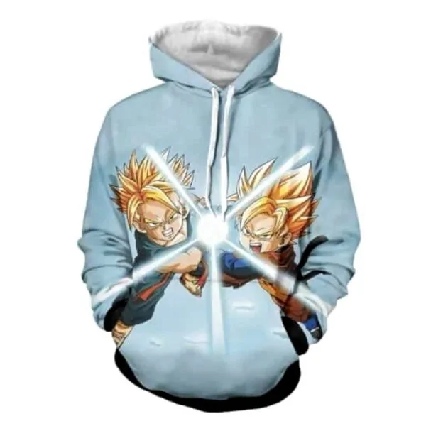 Super Saiyan Trunks Goten Kids Fight Battle Hoodie